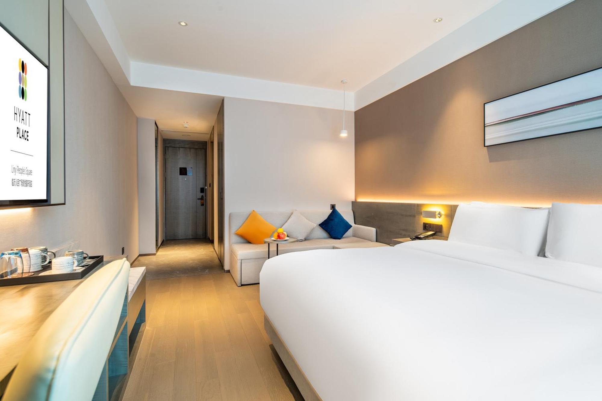 Hyatt Place Linyi People Square Exterior foto